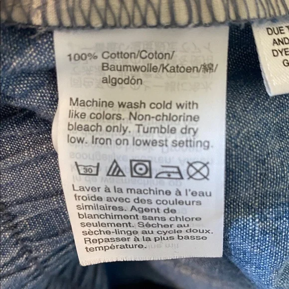 J Crew Wide Leg Cropped Boho Minimalist Cotton Culottes - Picture 8 of 8